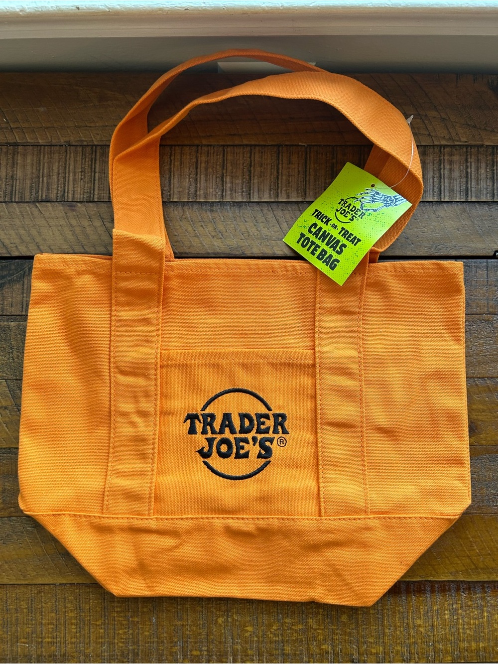 NWT Limited Edition Trader Joe’s Trick or Treat Canvas Tote Bag